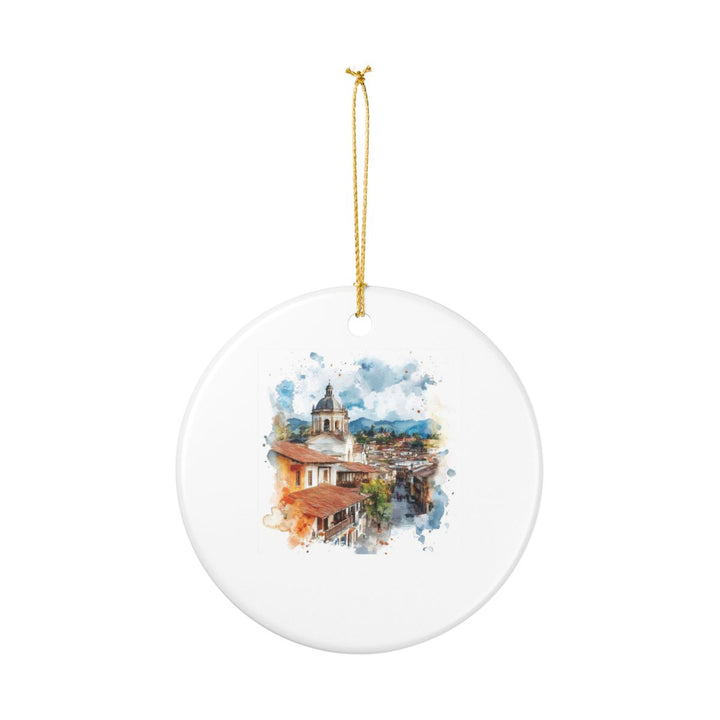 Cuenca Ecuador Ornament: Unique Cuenca Ecuador Souvenir, Cuenca Ecuador Xmas Decor, and Authentic Cuenca Ecuador Gift