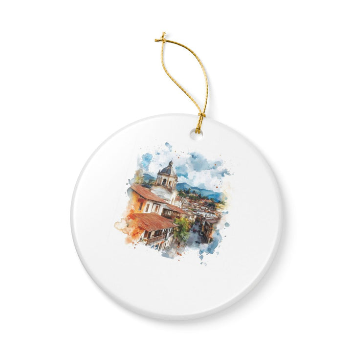 Cuenca Ecuador Ornament: Unique Cuenca Ecuador Souvenir, Cuenca Ecuador Xmas Decor, and Authentic Cuenca Ecuador Gift