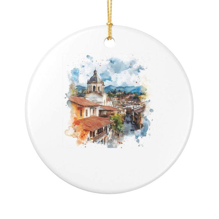 Cuenca Ecuador Ornament: Unique Cuenca Ecuador Souvenir, Cuenca Ecuador Xmas Decor, and Authentic Cuenca Ecuador Gift