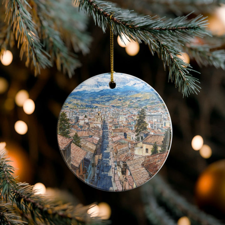 Cuenca Ecuador Ornament: Unique Cuenca Ecuador Souvenir, Cuenca Ecuador Xmas Decor, and Authentic Cuenca Ecuador Gift