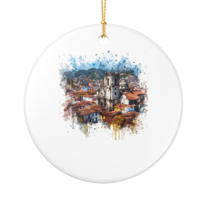 Cuenca Ecuador Ornament: Unique Cuenca Ecuador Souvenir, Cuenca Ecuador Xmas Decor, and Authentic Cuenca Ecuador Gift