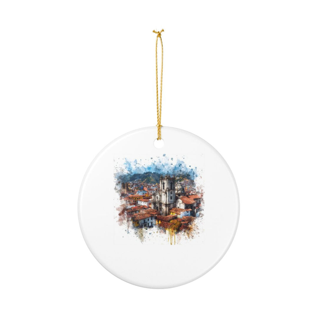 Cuenca Ecuador Ornament: Unique Cuenca Ecuador Souvenir, Cuenca Ecuador Xmas Decor, and Authentic Cuenca Ecuador Gift