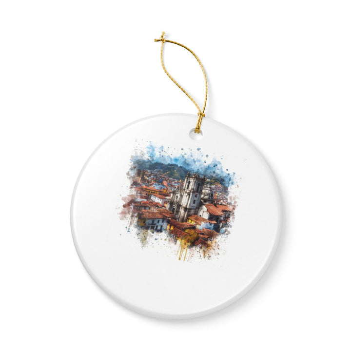 Cuenca Ecuador Ornament: Unique Cuenca Ecuador Souvenir, Cuenca Ecuador Xmas Decor, and Authentic Cuenca Ecuador Gift