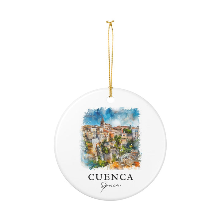 Cuenca Spain Ornament: Unique Cuenca Souvenir, Cuenca Spain Xmas Decor, and Authentic Cuenca Gift