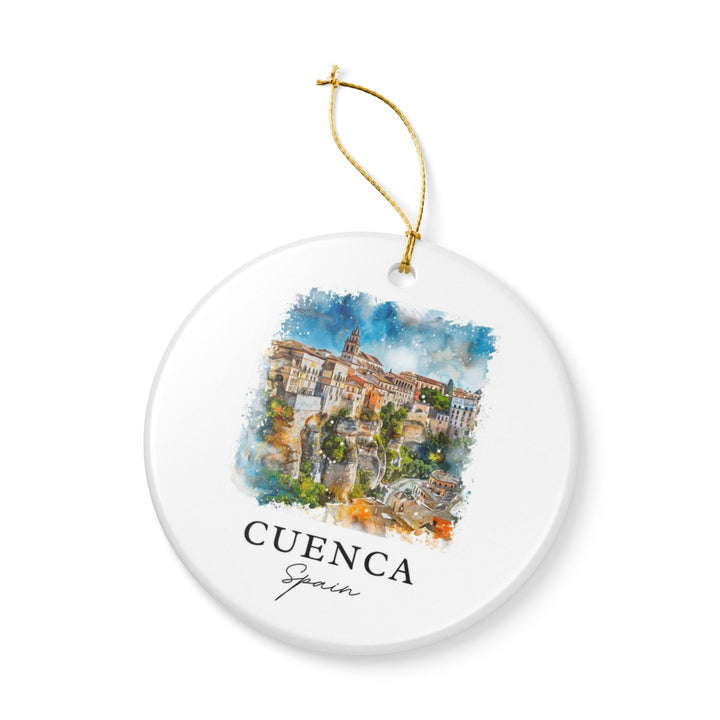 Cuenca Spain Ornament: Unique Cuenca Souvenir, Cuenca Spain Xmas Decor, and Authentic Cuenca Gift