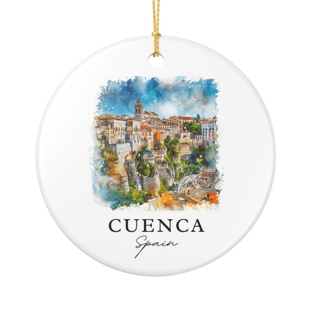 Cuenca Spain Ornament: Unique Cuenca Souvenir, Cuenca Spain Xmas Decor, and Authentic Cuenca Gift