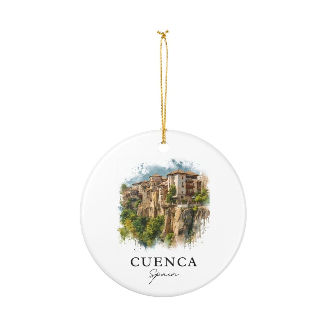 Cuenca Spain Ornament: Unique Cuenca Souvenir, Cuenca Spain Xmas Decor, and Authentic Cuenca Gift