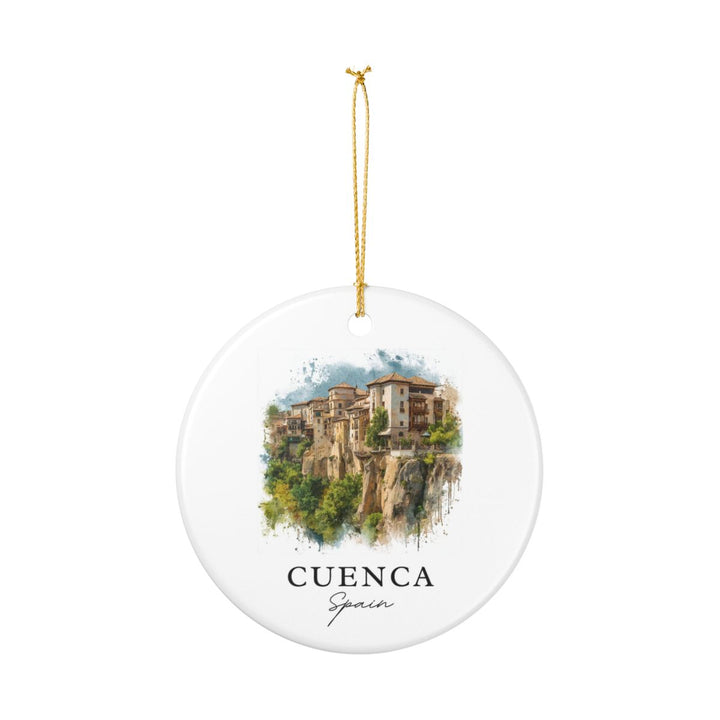 Cuenca Spain Ornament: Unique Cuenca Souvenir, Cuenca Spain Xmas Decor, and Authentic Cuenca Gift