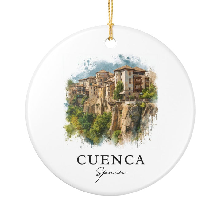 Cuenca Spain Ornament: Unique Cuenca Souvenir, Cuenca Spain Xmas Decor, and Authentic Cuenca Gift