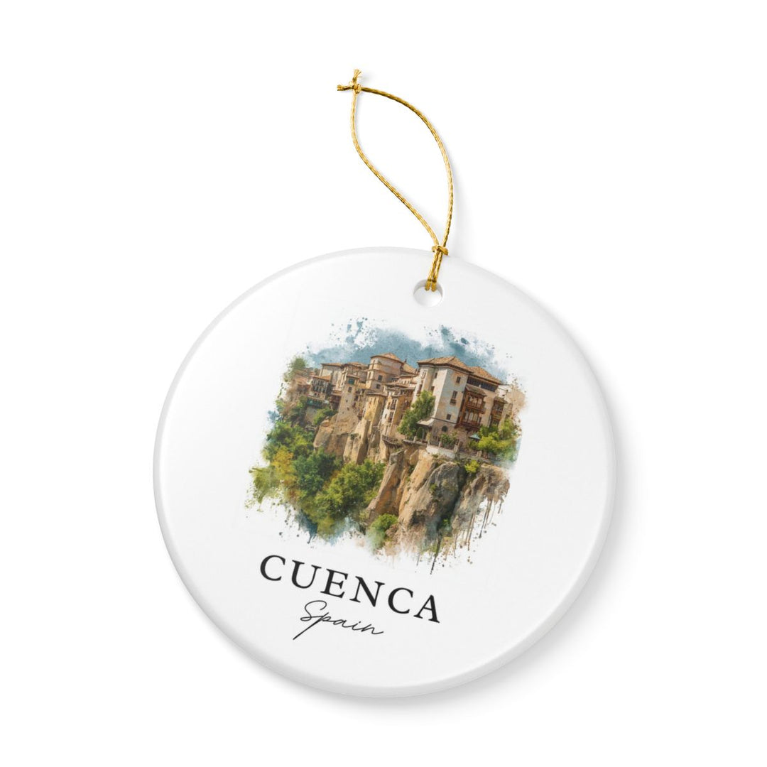 Cuenca Spain Ornament: Unique Cuenca Souvenir, Cuenca Spain Xmas Decor, and Authentic Cuenca Gift