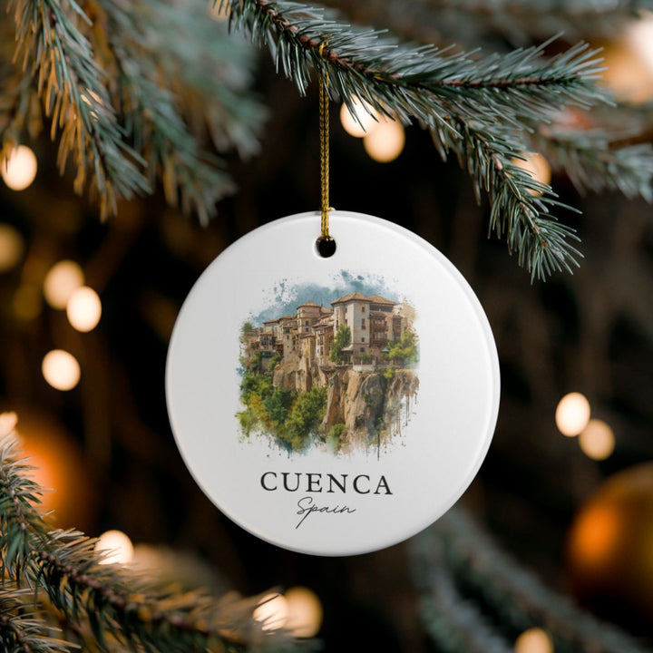 Cuenca Spain Ornament: Unique Cuenca Souvenir, Cuenca Spain Xmas Decor, and Authentic Cuenca Gift