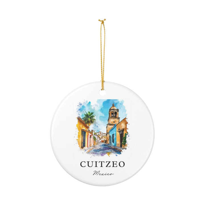 Cuitzeo Mexico Ornament: Unique Cuitzeo Souvenir, Cuitzeo Mexico Xmas Decor, and Authentic Cuitzeo Gift