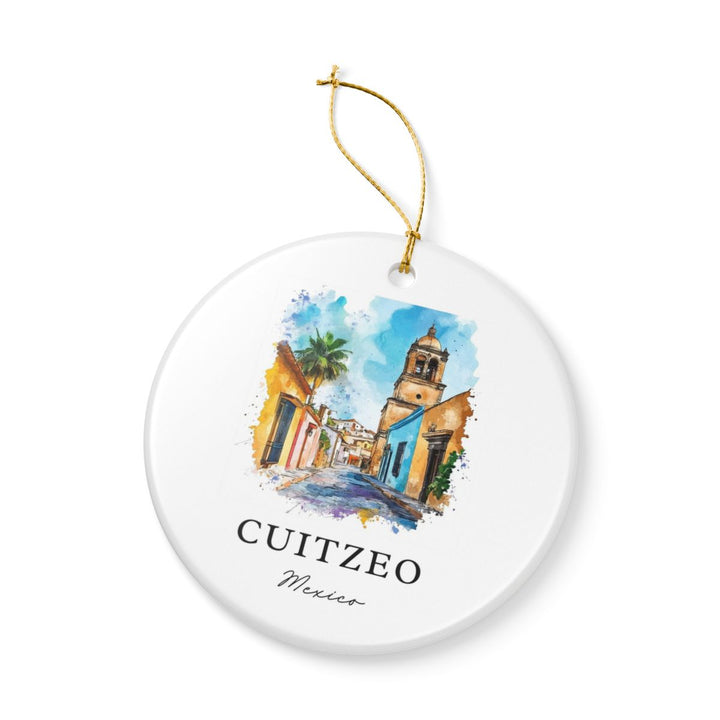 Cuitzeo Mexico Ornament: Unique Cuitzeo Souvenir, Cuitzeo Mexico Xmas Decor, and Authentic Cuitzeo Gift