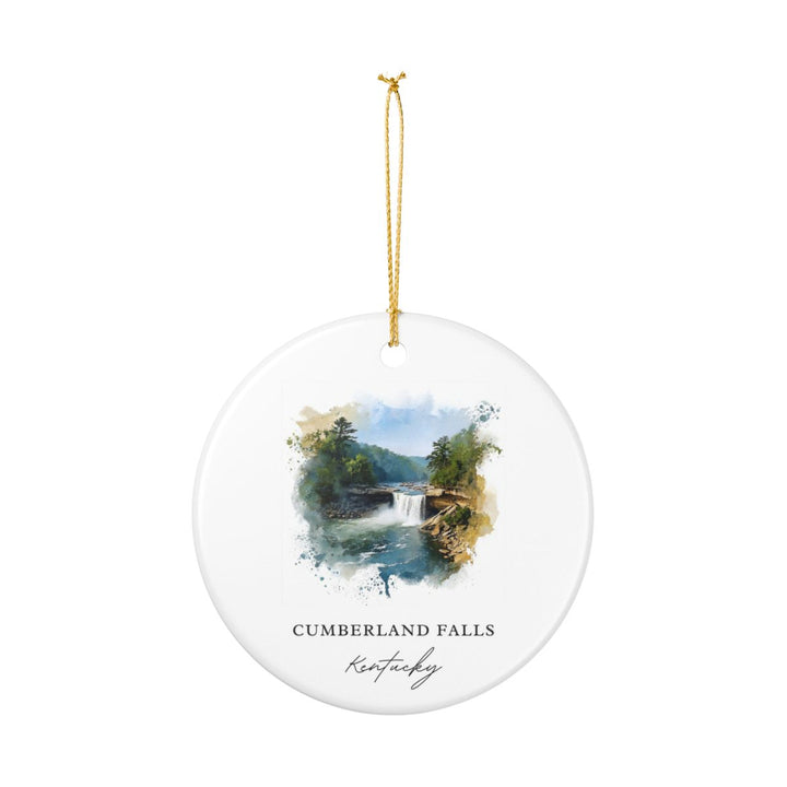 Cumberland Falls Kentucky USA Ornament: Unique Cumberland Falls Souvenir, Cumberland Falls Kentucky Xmas Decor, and Authentic Cumberland Falls Gift