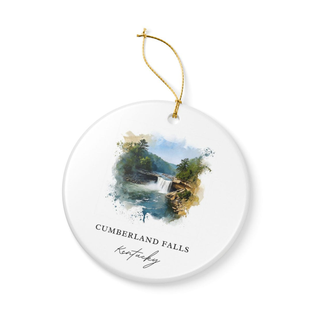 Cumberland Falls Kentucky USA Ornament: Unique Cumberland Falls Souvenir, Cumberland Falls Kentucky Xmas Decor, and Authentic Cumberland Falls Gift