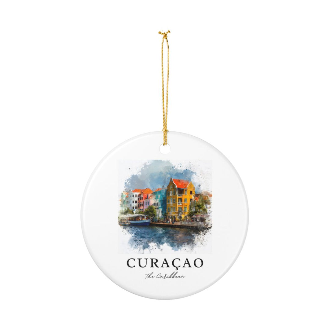 Curacao Ornament: Unique Curacao Souvenir, Curacao Xmas Decor, and Authentic Curacao Gift