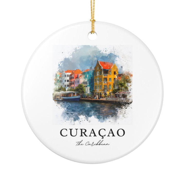 Curacao Ornament: Unique Curacao Souvenir, Curacao Xmas Decor, and Authentic Curacao Gift