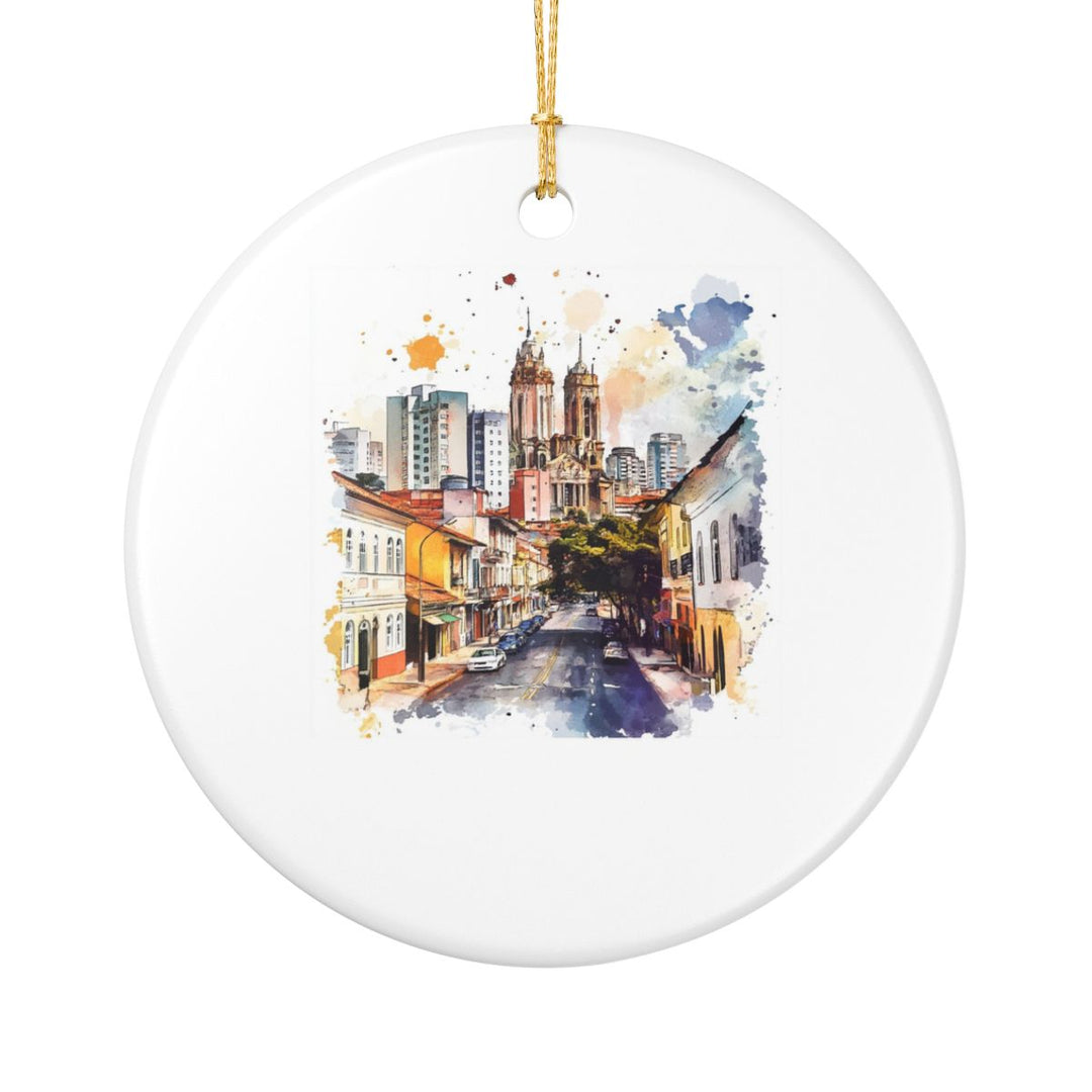 Curitiba Ornament: Unique Curitiba Souvenir, Curitiba Xmas Decor, and Authentic Curitiba Gift