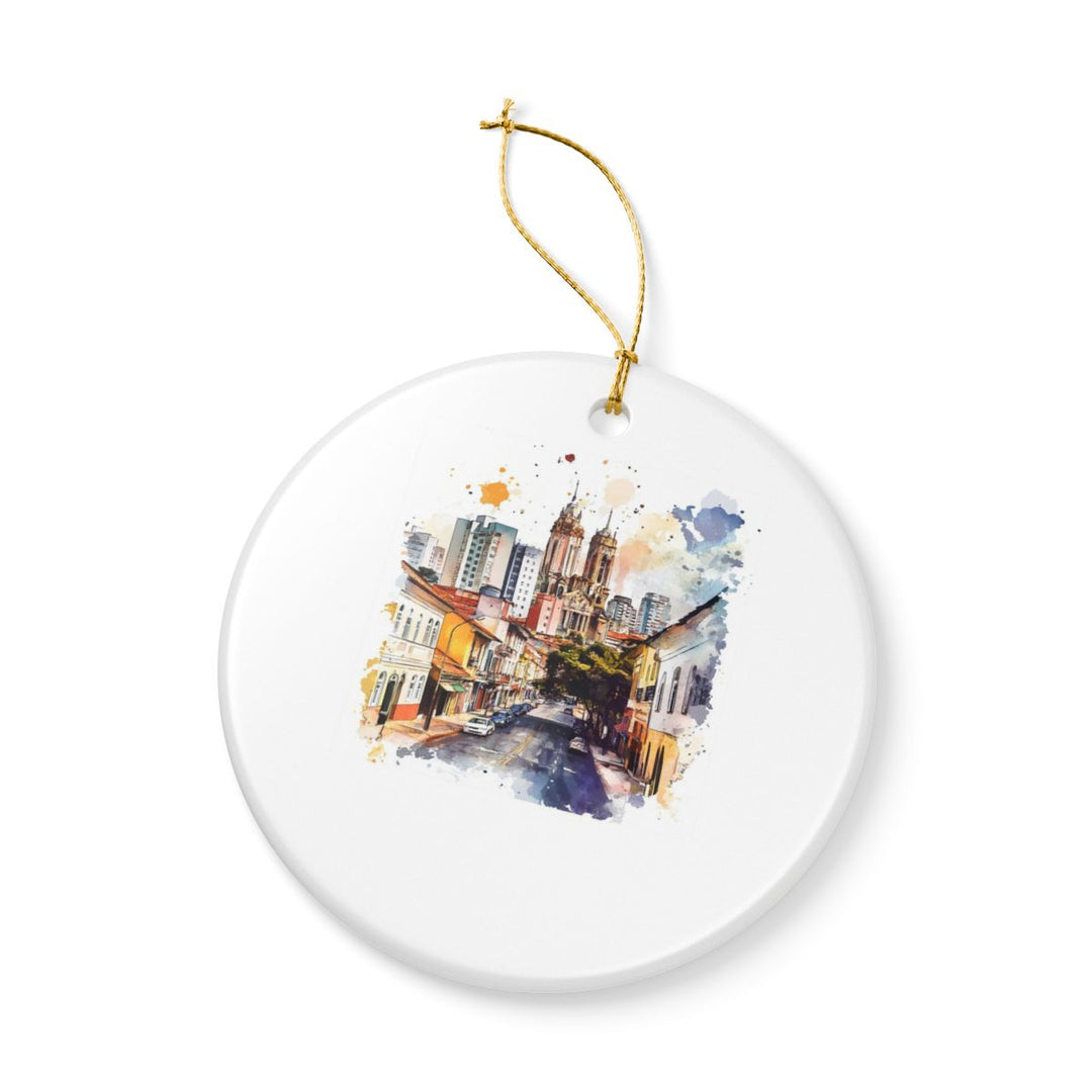Curitiba Ornament: Unique Curitiba Souvenir, Curitiba Xmas Decor, and Authentic Curitiba Gift