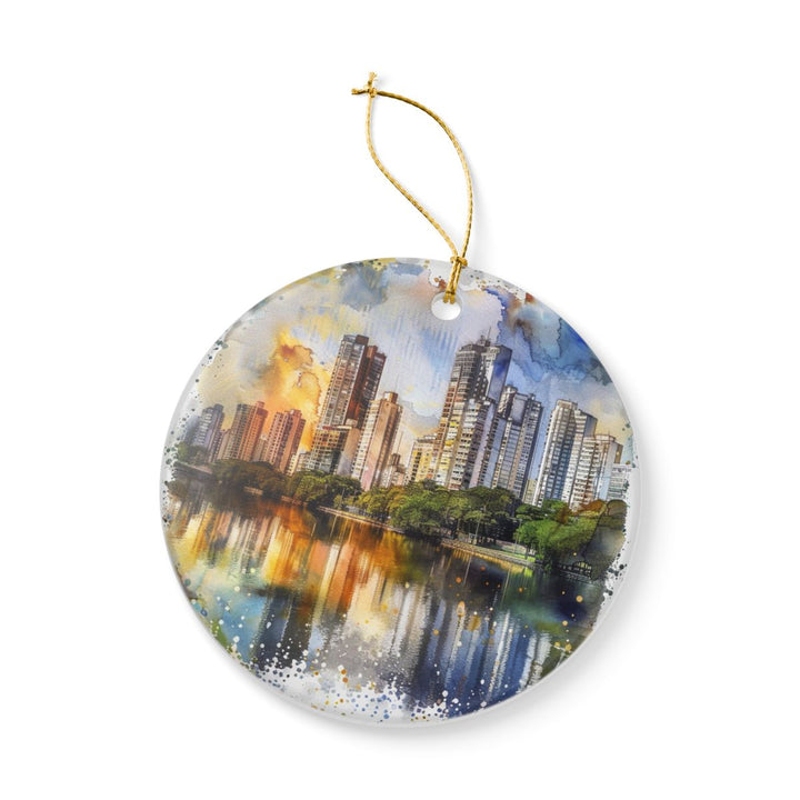 Curtibia Brazil Ornament: Unique Curtibia Souvenir, Curtibia Brazil Xmas Decor, and Authentic Curtibia Gift