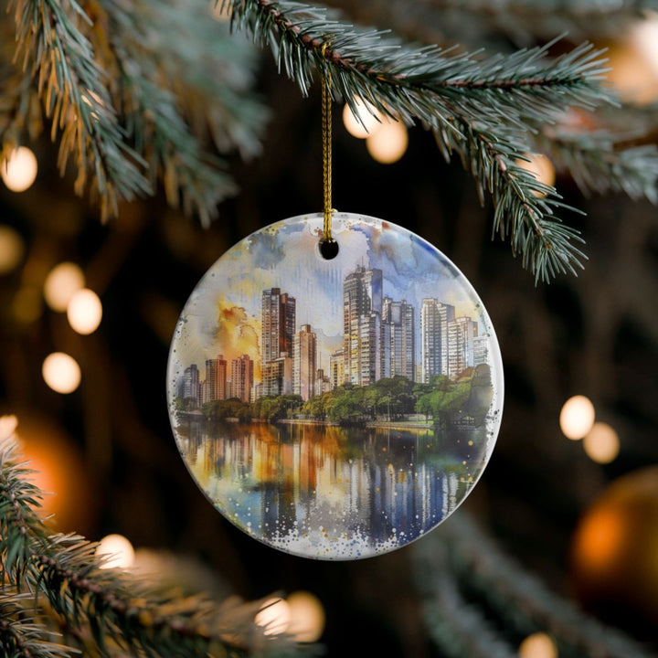 Curtibia Brazil Ornament: Unique Curtibia Souvenir, Curtibia Brazil Xmas Decor, and Authentic Curtibia Gift