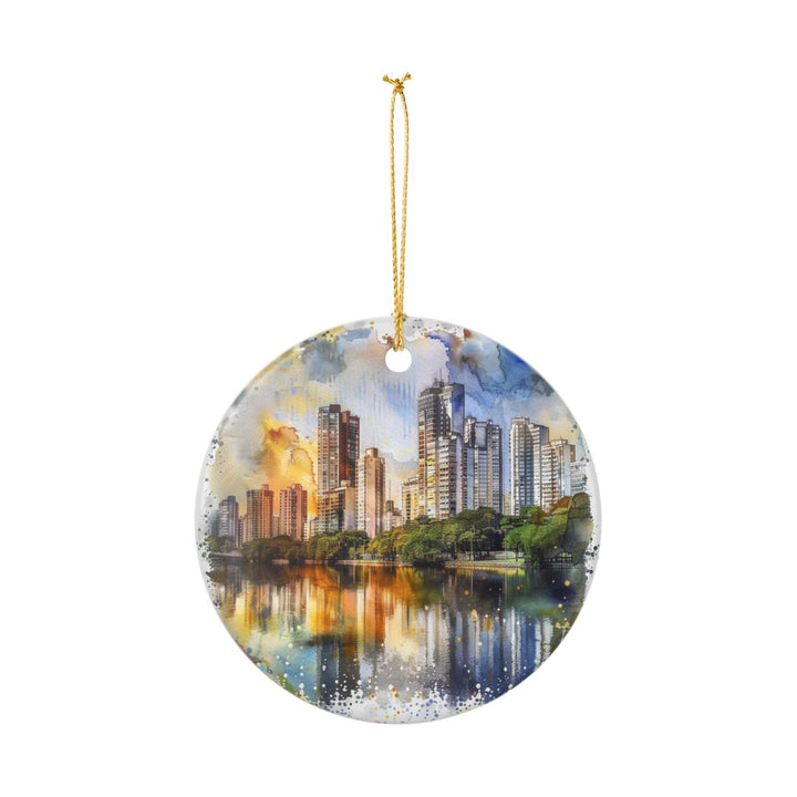 Curtibia Brazil Ornament: Unique Curtibia Souvenir, Curtibia Brazil Xmas Decor, and Authentic Curtibia Gift