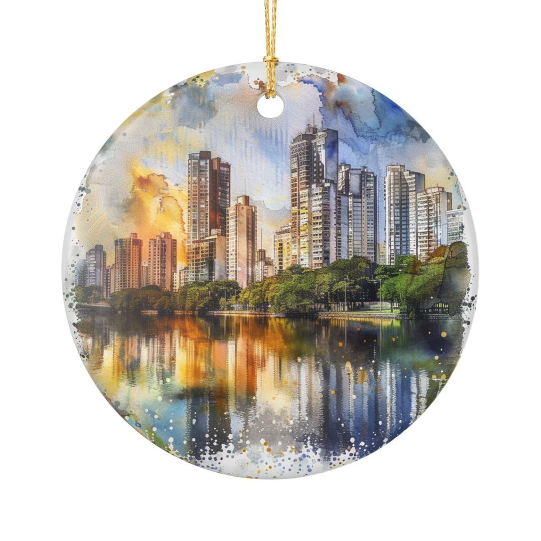 Curtibia Brazil Ornament: Unique Curtibia Souvenir, Curtibia Brazil Xmas Decor, and Authentic Curtibia Gift