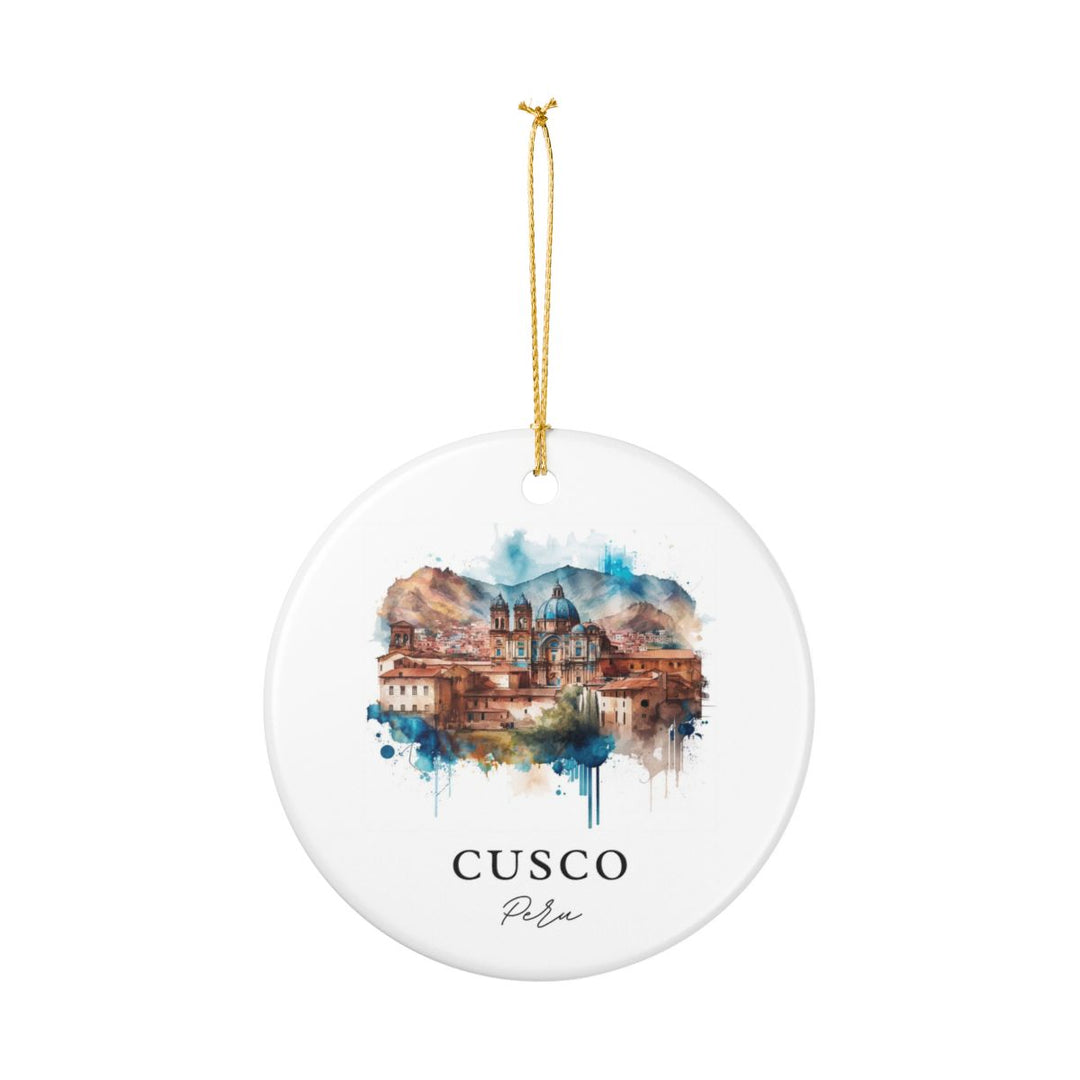 Cusco Peru Ornament: Unique Cusco Souvenir, Cusco Peru Xmas Decor, and Authentic Cusco Gift