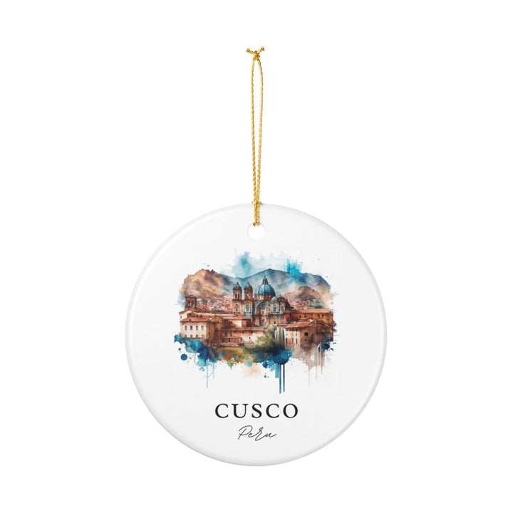 Cusco Peru Ornament: Unique Cusco Souvenir, Cusco Peru Xmas Decor, and Authentic Cusco Gift