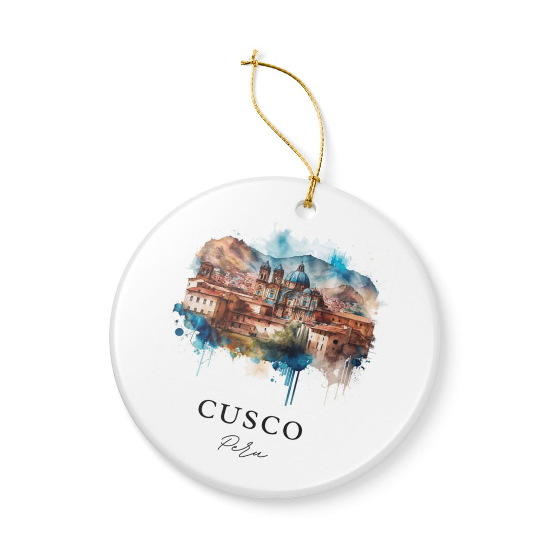 Cusco Peru Ornament: Unique Cusco Souvenir, Cusco Peru Xmas Decor, and Authentic Cusco Gift