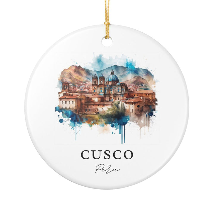 Cusco Peru Ornament: Unique Cusco Souvenir, Cusco Peru Xmas Decor, and Authentic Cusco Gift