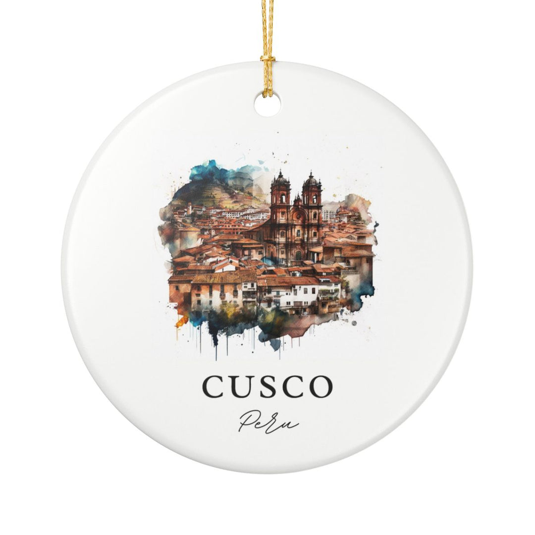 Cusco Peru Ornament: Unique Cusco Souvenir, Cusco Peru Xmas Decor, and Authentic Cusco Gift