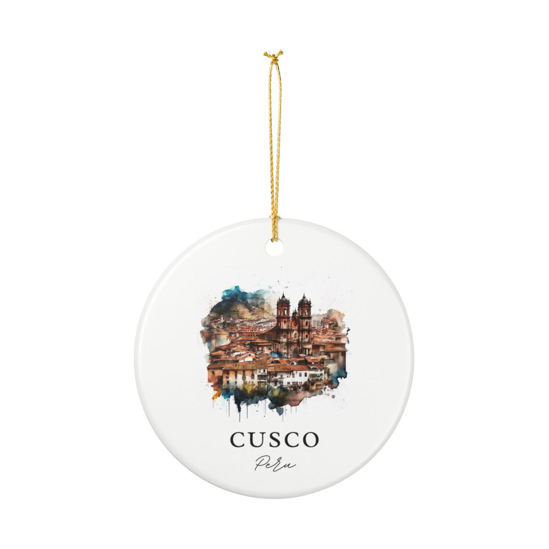 Cusco Peru Ornament: Unique Cusco Souvenir, Cusco Peru Xmas Decor, and Authentic Cusco Gift