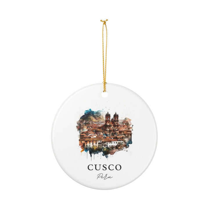 Cusco Peru Ornament: Unique Cusco Souvenir, Cusco Peru Xmas Decor, and Authentic Cusco Gift