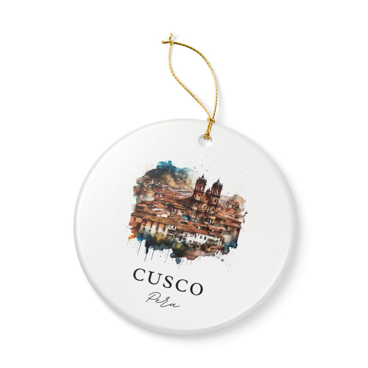 Cusco Peru Ornament: Unique Cusco Souvenir, Cusco Peru Xmas Decor, and Authentic Cusco Gift