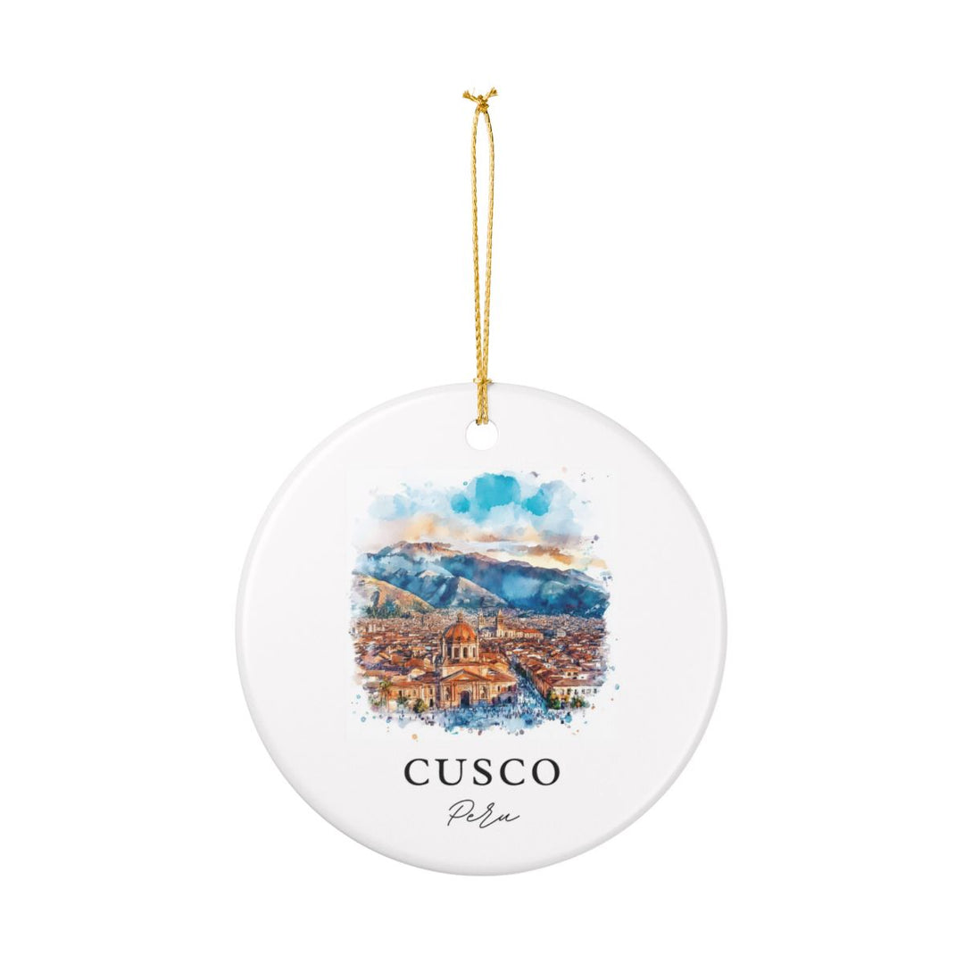 Cusco Peru Ornament: Unique Cusco Souvenir, Cusco Peru Xmas Decor, and Authentic Cusco Gift