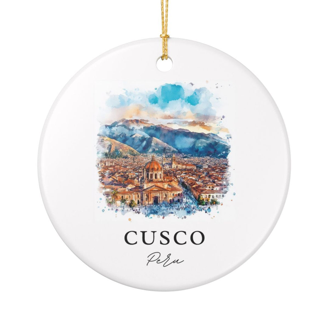 Cusco Peru Ornament: Unique Cusco Souvenir, Cusco Peru Xmas Decor, and Authentic Cusco Gift