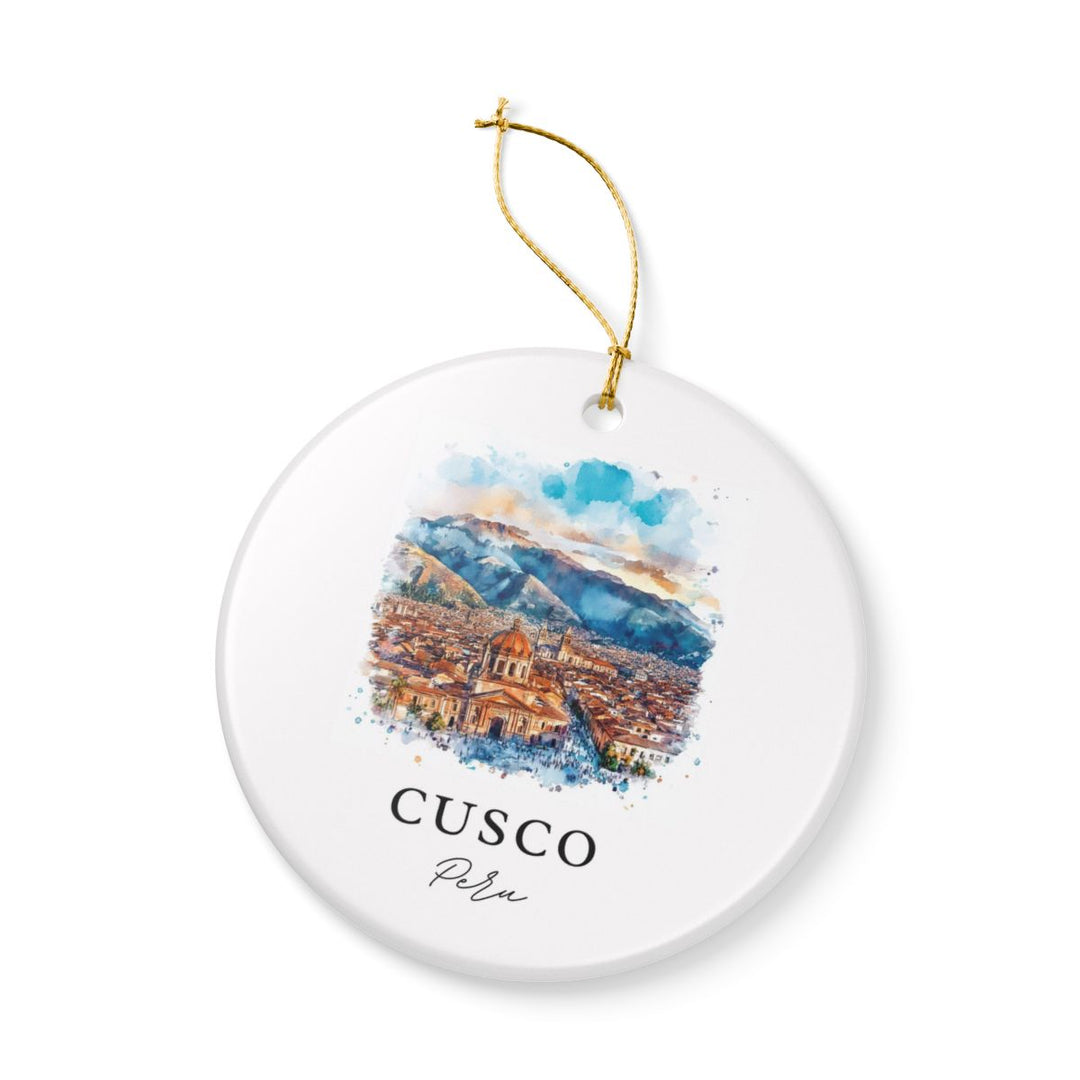 Cusco Peru Ornament: Unique Cusco Souvenir, Cusco Peru Xmas Decor, and Authentic Cusco Gift