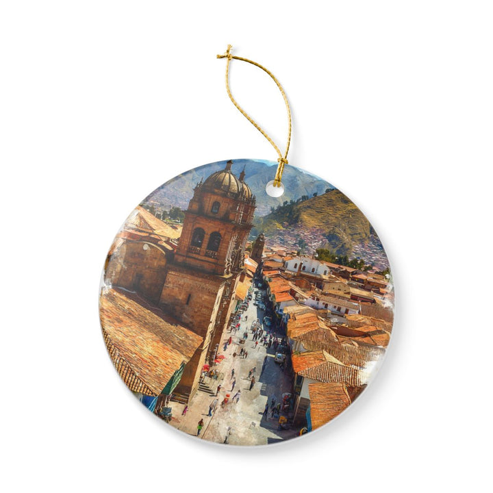 Cusco Peru Ornament: Unique Cusco Souvenir, Cusco Peru Xmas Decor, and Authentic Cusco Gift