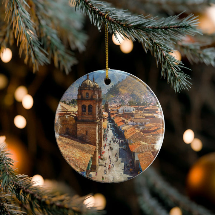 Cusco Peru Ornament: Unique Cusco Souvenir, Cusco Peru Xmas Decor, and Authentic Cusco Gift