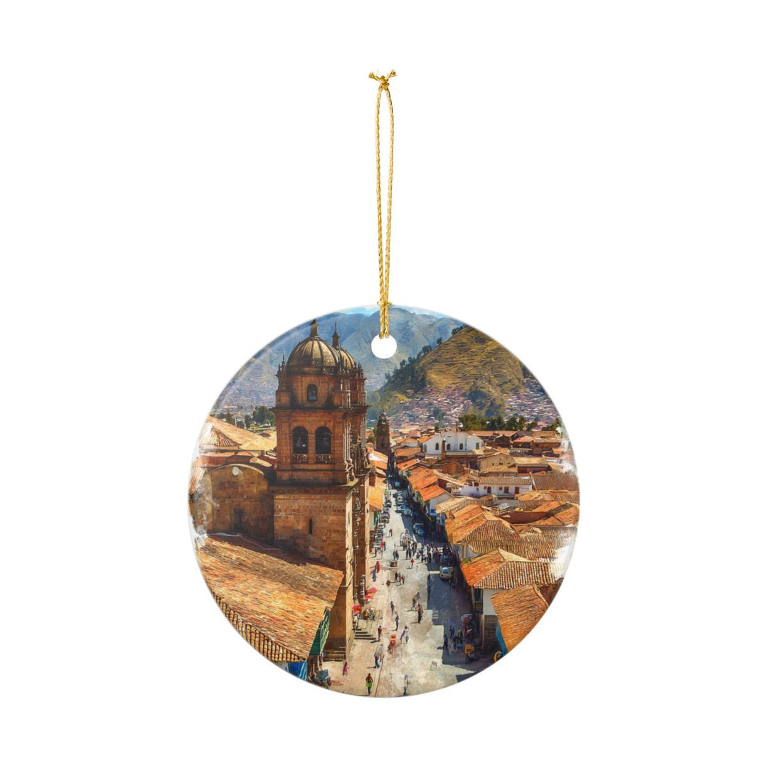 Cusco Peru Ornament: Unique Cusco Souvenir, Cusco Peru Xmas Decor, and Authentic Cusco Gift