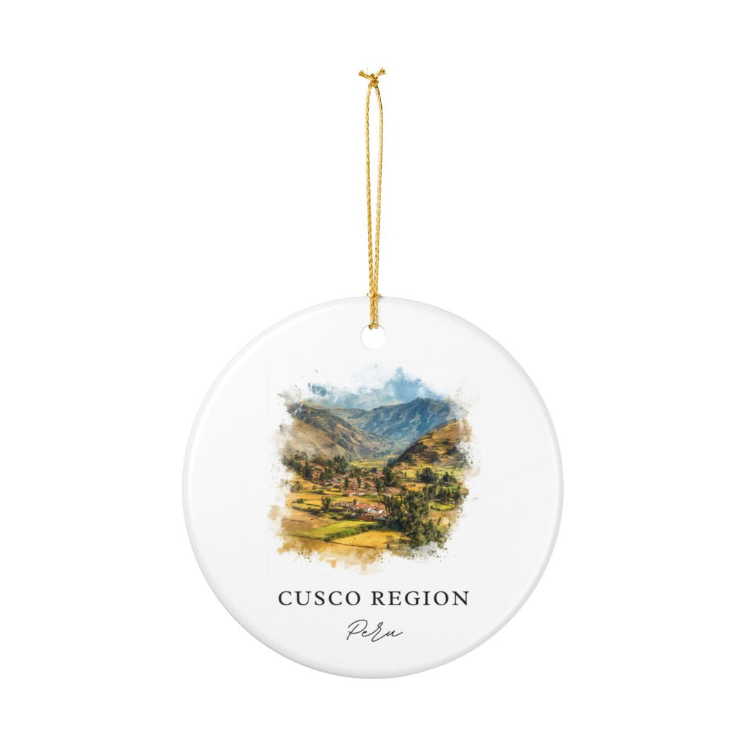 Cusco Region Peru Ornament: Unique Cusco Region Souvenir, Cusco Region Peru Xmas Decor, and Authentic Cusco Region Gift