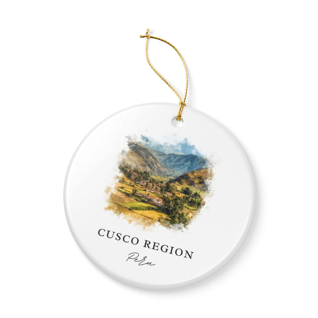 Cusco Region Peru Ornament: Unique Cusco Region Souvenir, Cusco Region Peru Xmas Decor, and Authentic Cusco Region Gift