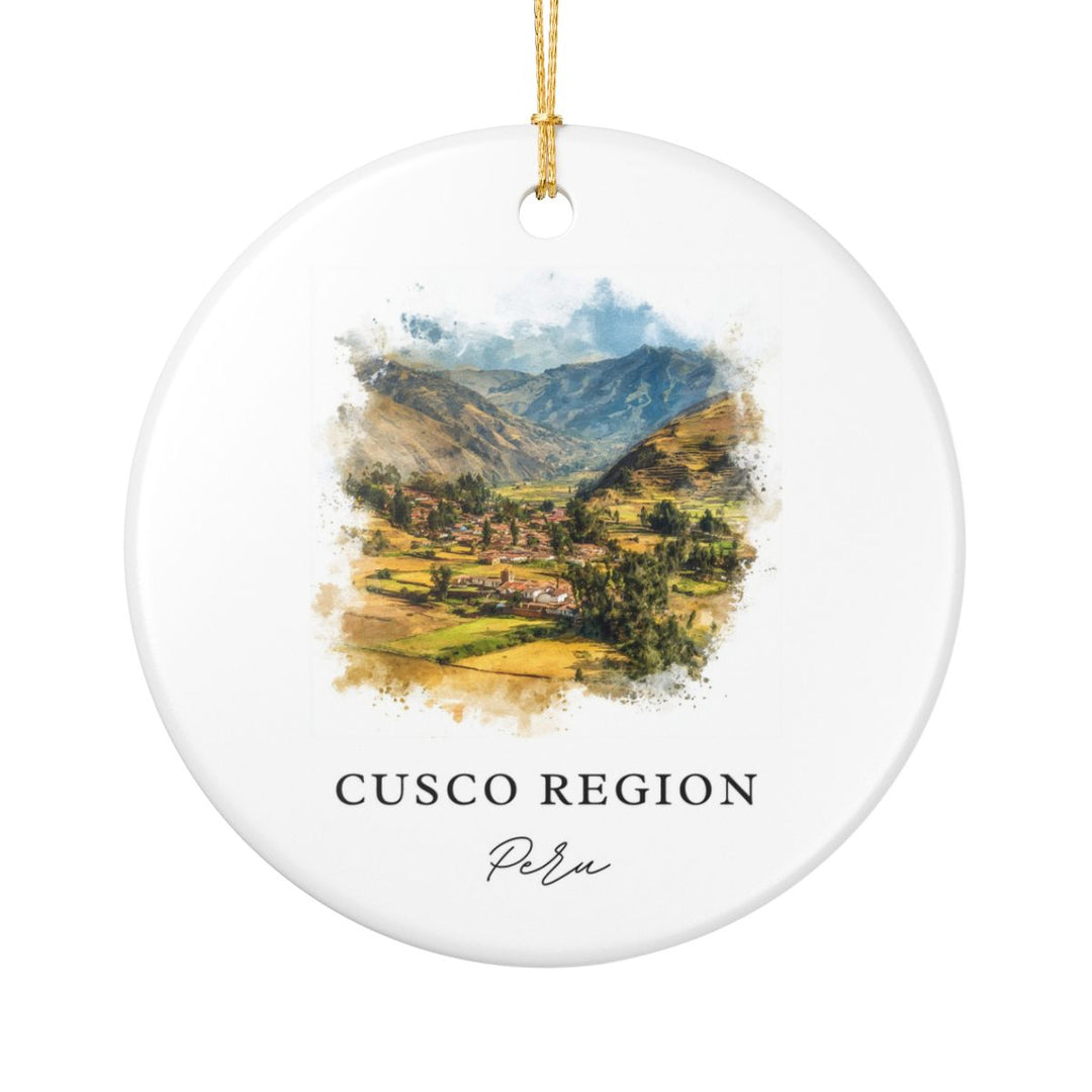 Cusco Region Peru Ornament: Unique Cusco Region Souvenir, Cusco Region Peru Xmas Decor, and Authentic Cusco Region Gift