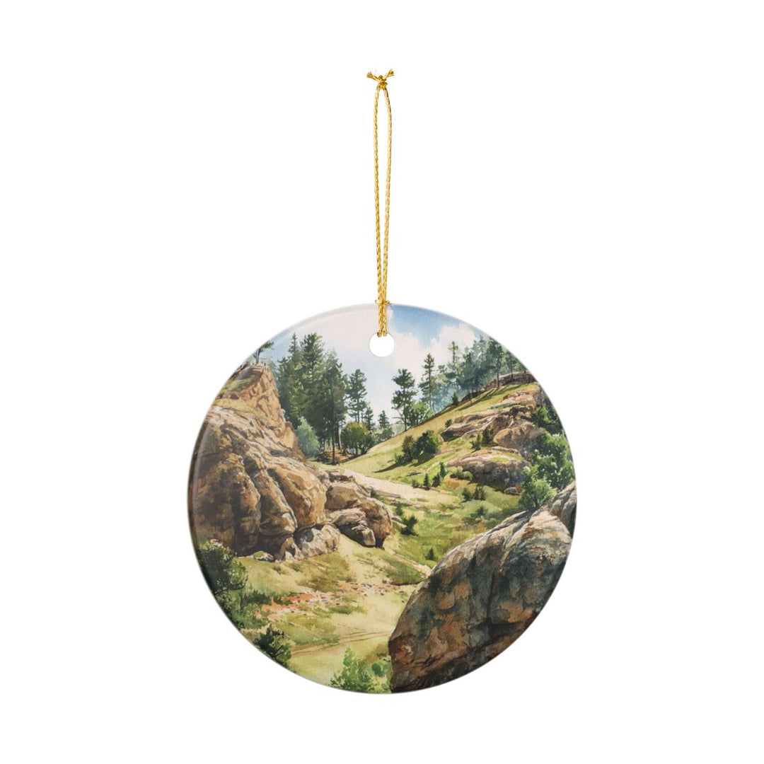 Custer State Park South Dakota USA Ornament: Unique Custer State Park Souvenir, Custer State Park South Dakota Xmas Decor, and Authentic Custer State Park Gift