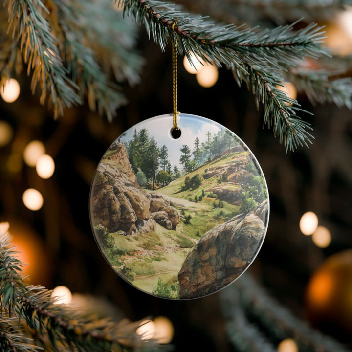 Custer State Park South Dakota USA Ornament: Unique Custer State Park Souvenir, Custer State Park South Dakota Xmas Decor, and Authentic Custer State Park Gift