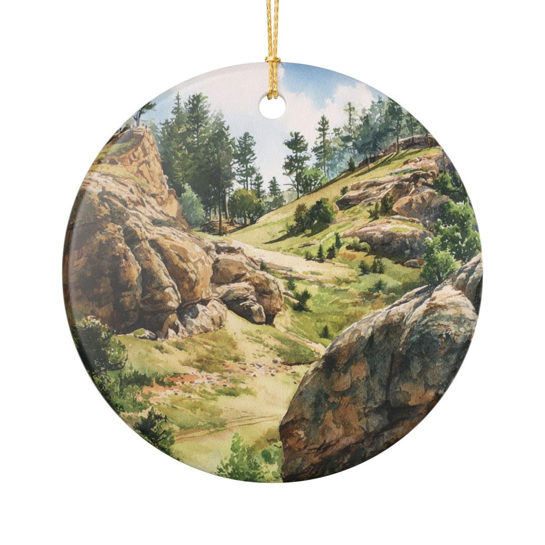 Custer State Park South Dakota USA Ornament: Unique Custer State Park Souvenir, Custer State Park South Dakota Xmas Decor, and Authentic Custer State Park Gift