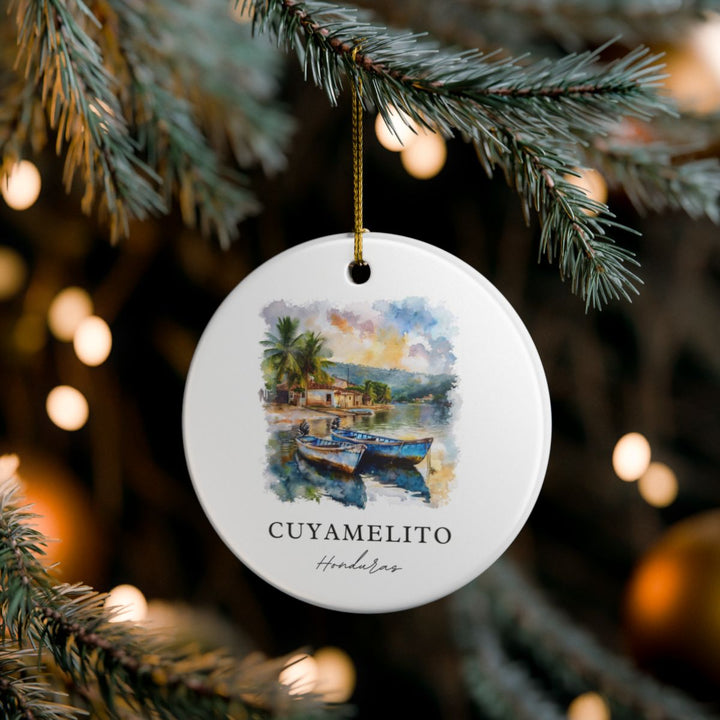 Cuyamelito Honduras Ornament: Unique Cuyamelito Honduras Souvenir, Cuyamelito Honduras Xmas Decor, and Authentic Cuyamelito Honduras Gift