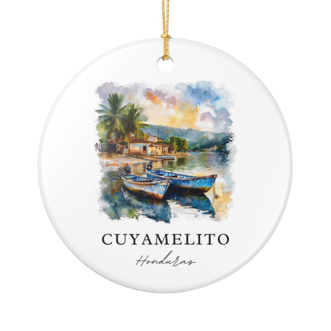 Cuyamelito Honduras Ornament: Unique Cuyamelito Honduras Souvenir, Cuyamelito Honduras Xmas Decor, and Authentic Cuyamelito Honduras Gift