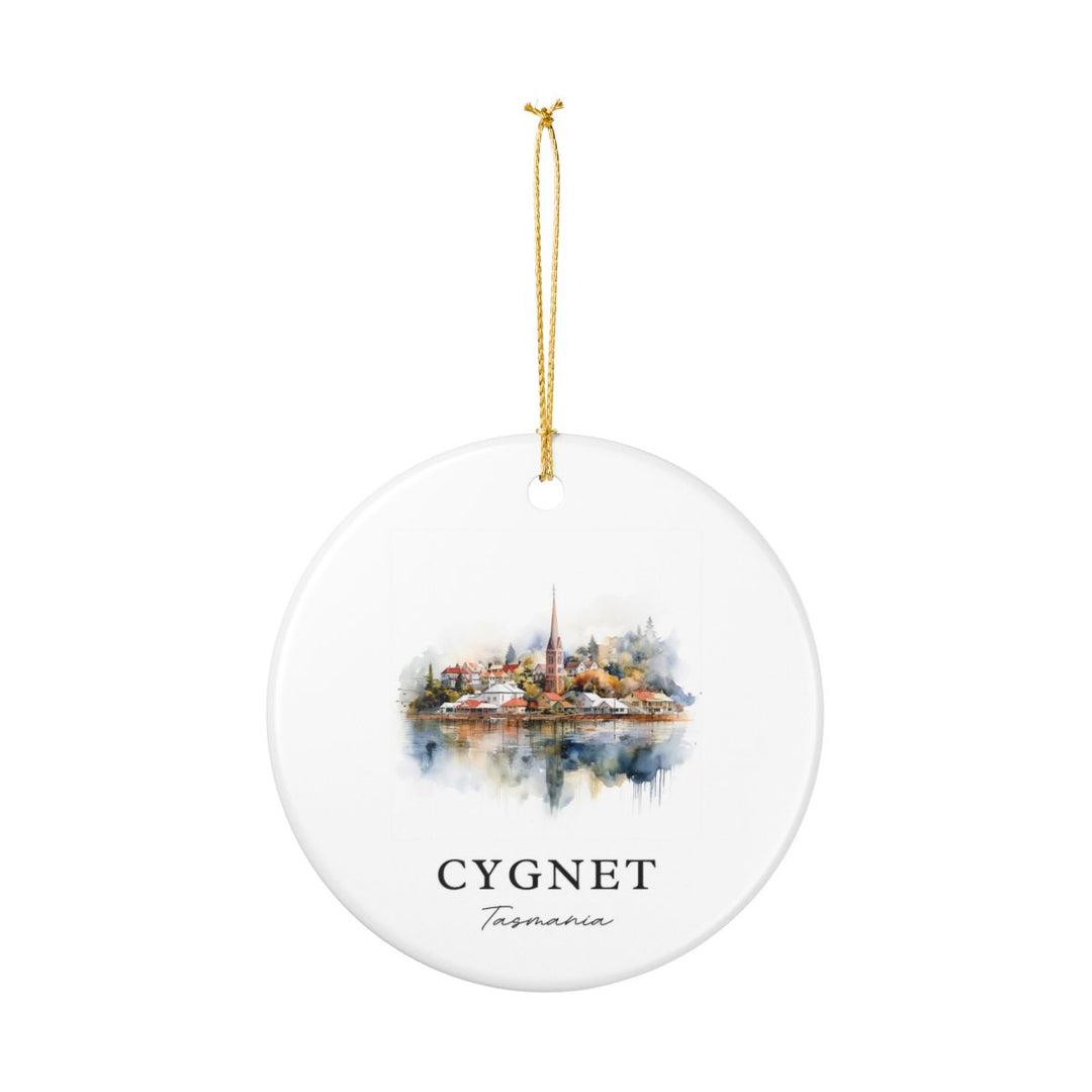 Cygnet Australia Ornament: Unique Cygnet Souvenir, Cygnet Australia Xmas Decor, and Authentic Cygnet Gift